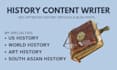write SEO optimized history articles in 24 hours