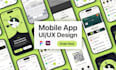 do mobile app design, web app design or app store screenshots in figma app