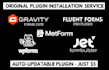 install fluent forms pro, metform pro, jetform buider, bitforms plugin