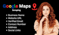 do b2b data extraction google map scraping data mining verified emails