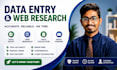 do accurate data entry, copy paste and web research