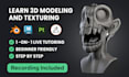 teach you 3d modeling and texturing in blender and maya