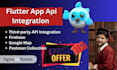 do any API integration in flutter apps both android, ios