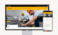 roofing landing page construction website roofing website hvac handyman website