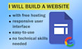 build a google sites website in any language with free hosting