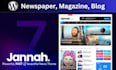 customize jannah newspaper, magazine or blog wordpress theme