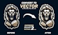 do vector trace, redraw, modify, and clean up any logo or design