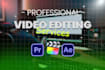 do professional video editing
