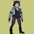 create pixel art ilustration