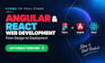 be your frontend angular and react developer for figma to full stack web app