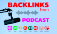 do high authority podcast links mix backlinks 90 da