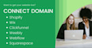 connect domain with shopify,webflow,clickfunnel,wix or any platform