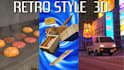 create a 3d animation, model objects, in the psx, ps2, n64 retro style