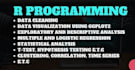 do statistical data analysis r coding stata spss excel python programming