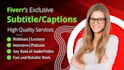write captions and subtitles in youtube videos