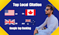 do USA UK canada aus local citation local listing and directory submission
