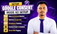 setup google consent mode v2 with cookie consent banner, gdpr complianc with GTM