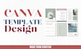 create you a canva template