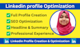 professionally create or optimize your  linkedin profile summary