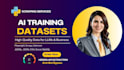 do python web scraping and build ai training datasets