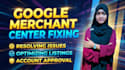 fix google merchant center suspension and mispresentation