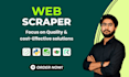 do python web scraping, data scraping and web automation with scrapy