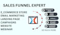build your sales funnel in clickfunnels, gohighlevel, kartra