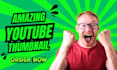 create amazing stunning youtube thumbnail design