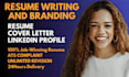 write a standout resume for your scrum master, tech, project, product owner role