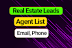 usa real estate agent, realtor, broker email and phone number lead generation