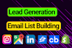 influencer, investor, ecommerce, real estate, linkedin, google map email leads