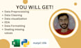 be your expert in data preprocessing