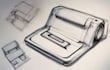 develop industrial and product design concept by sketches