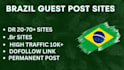 do premium guest post backlink on brazil sites