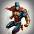 draw a superhero cartoon character