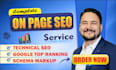 do complete on page seo and technical optimization for wordpress website