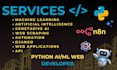code python scripts, web scraping, automation, n8n ai, machine learning, API, ml