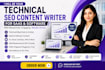 be your technical SEO content writer for saas and software