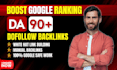 rank your website high quality SEO backlinks high da pa link