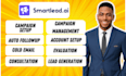 setup smartlead ai account and do cold email outreach