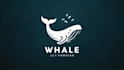 do a luxury whale catamaran fish boat logo design