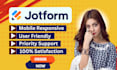 do responsive jotform design in 12 hour