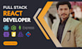 do website development using react next js firebase