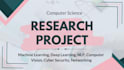 do computer science research projects,ml,dl,nlp