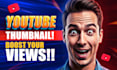 design attractive clickbait amazing youtube thumbnail