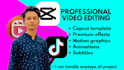 create editable capcut template for song promotion and tiktok videos