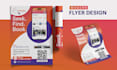 design a clean and modern flyer and poster