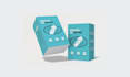 create a minimal packaging design for tech brands