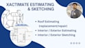 do roof xactimate estimation and sketching