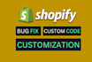 be your shopify developer and expert in SEO , coding and bug fix